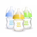 unique bpa-free newborn baby products glass feeding bottle supplies